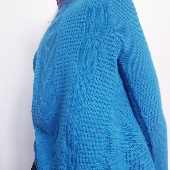 Kim Rogers Light Blue Knit Cardigan - Picture 6 of 13